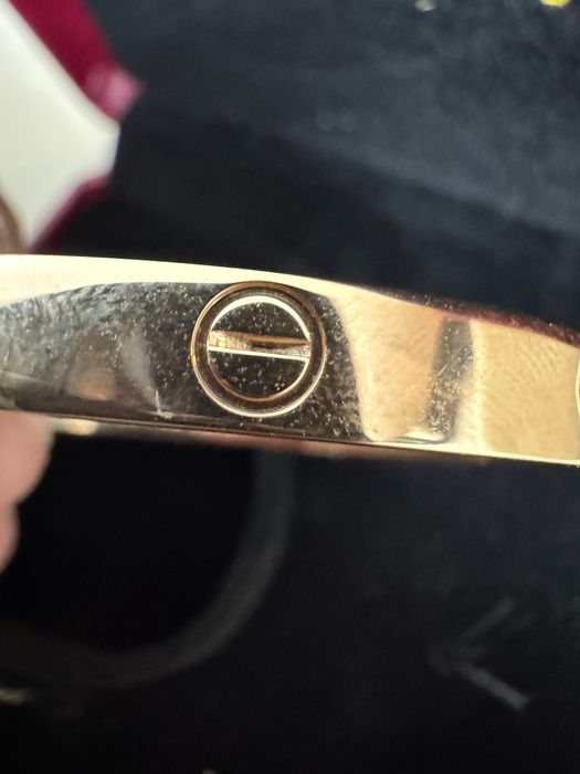 Cartier-Чисто нова автентична дамска гривна със златно покритие