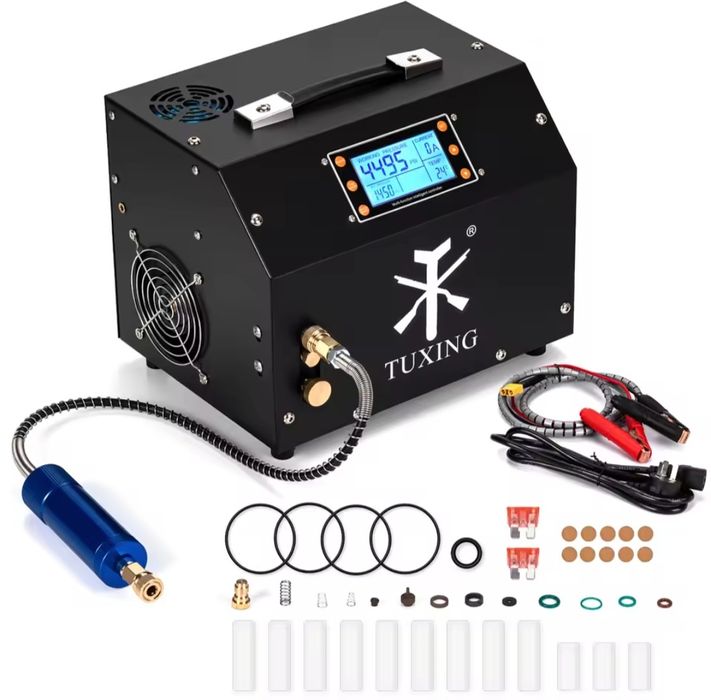 PCP Оборудване: Компресори 12/220V, Помпи, Бутилки, Филтри и Вентили  4500PSI