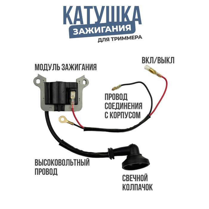 Свечная катушка для триммера новый