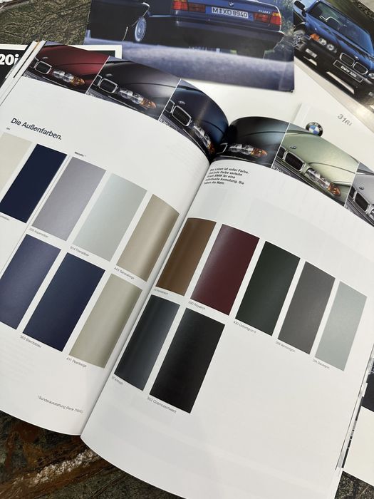 Carte prezentare BMW Seria 7 E38