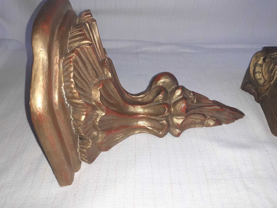 consola lemn decoratiune lemn baroc art nouveau
