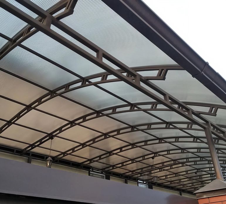 Лексан Поликарбонат на навесы! Оптом с доставкой и установкой!