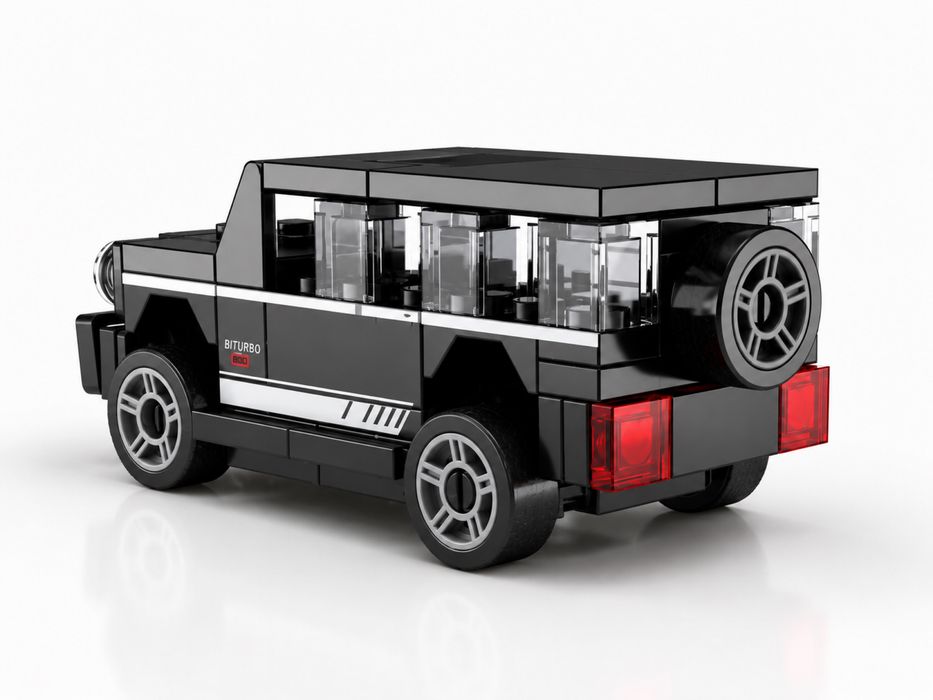 Конструктор-джип 4×4 | 63 детали | Машинка Pull-Back