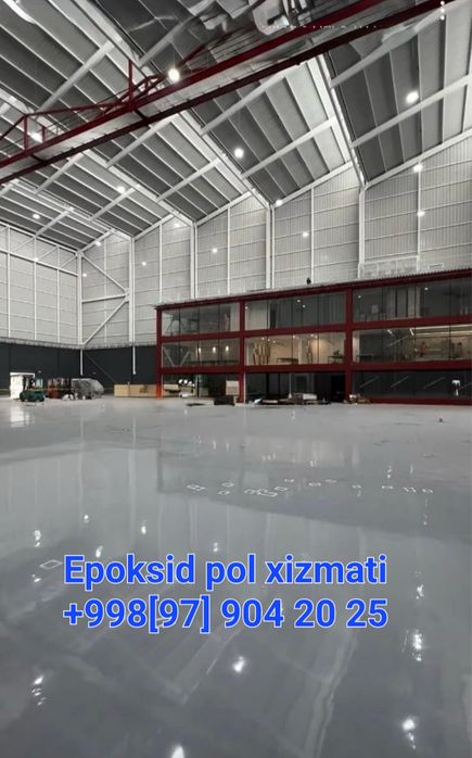 Epoksid pol, Shilipovka, Lak, Mazayka, Styashka vertalyot,  xizmatlari