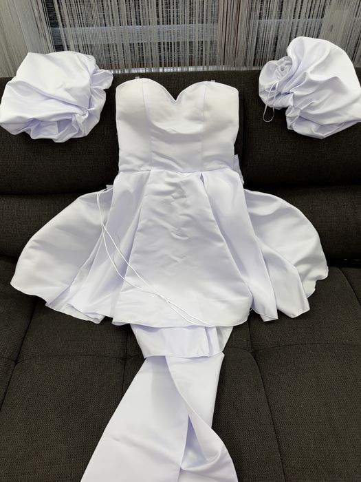 Rochie albă de cununie/nuntă XS-S