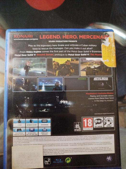 Joc metal gear solid 5 ground zeros