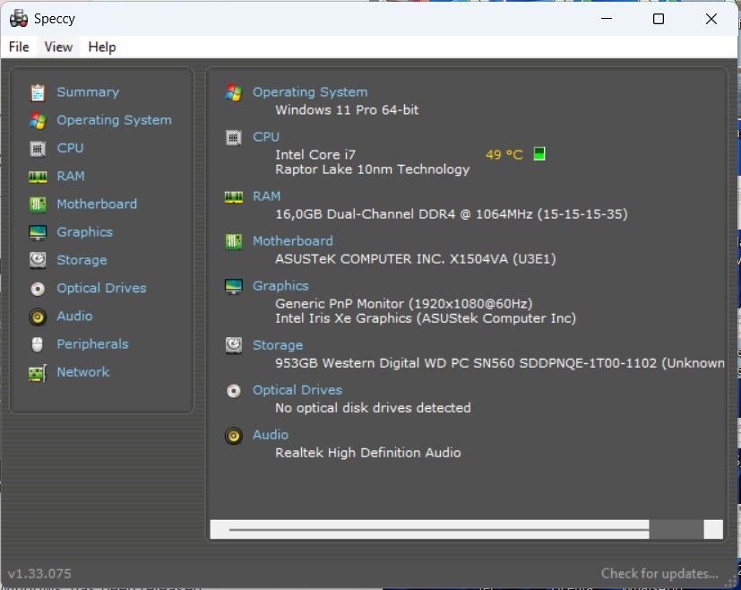 Vand Laptop ASUS i7 / 16GB / 1TB SSD 3 000 lei