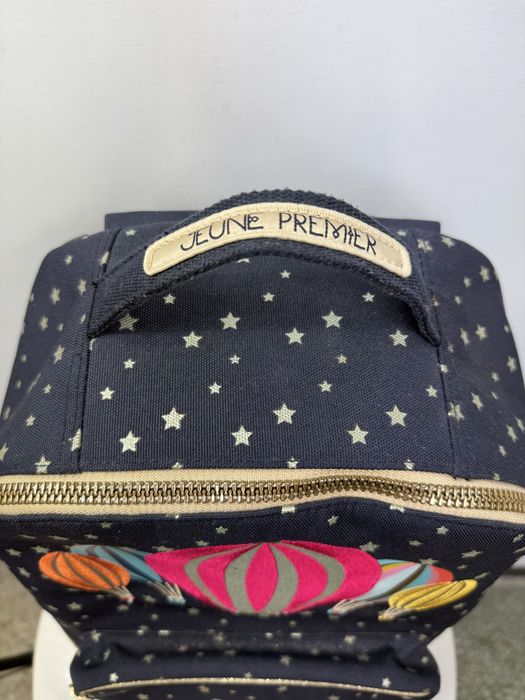 Jeune Premier раница за момиче в тъмно синьо и златно