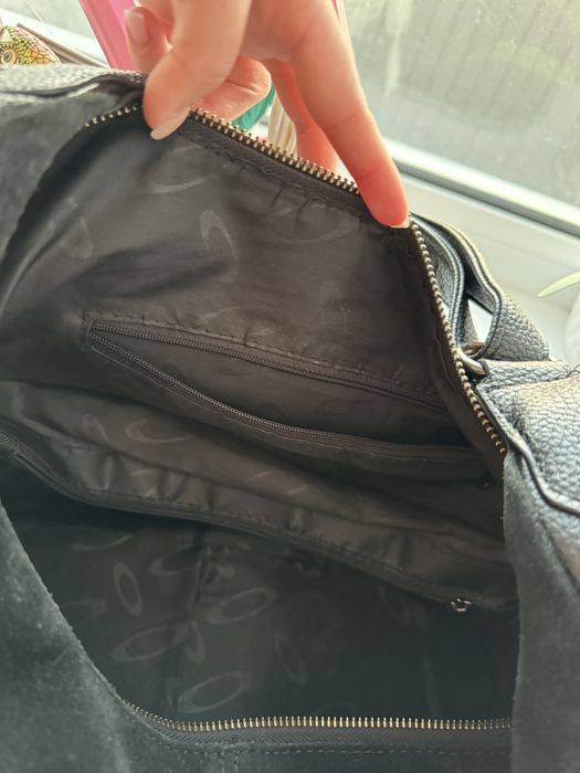 Сумка натуральная замша