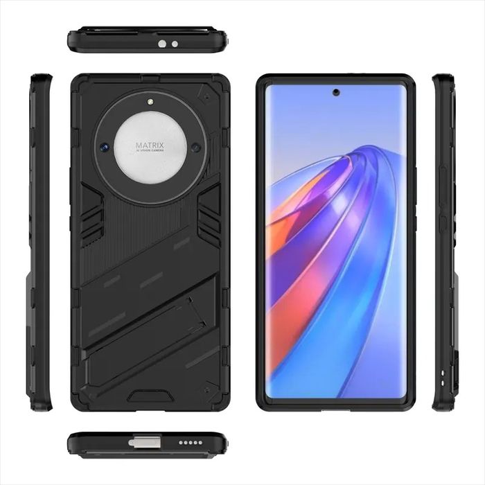 Honor Magic 6 Lite / 5 Lite / PUNK ARMOR Удароустойчив кейс със стойка