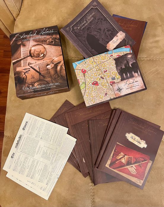 Настолна игра - Sherlock Holmes: The Thames Murders (2017)