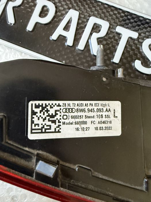 Стопове Audi A5 B9.5 B9 facelift F5 S5 RS5 Ауди А5 Европейски