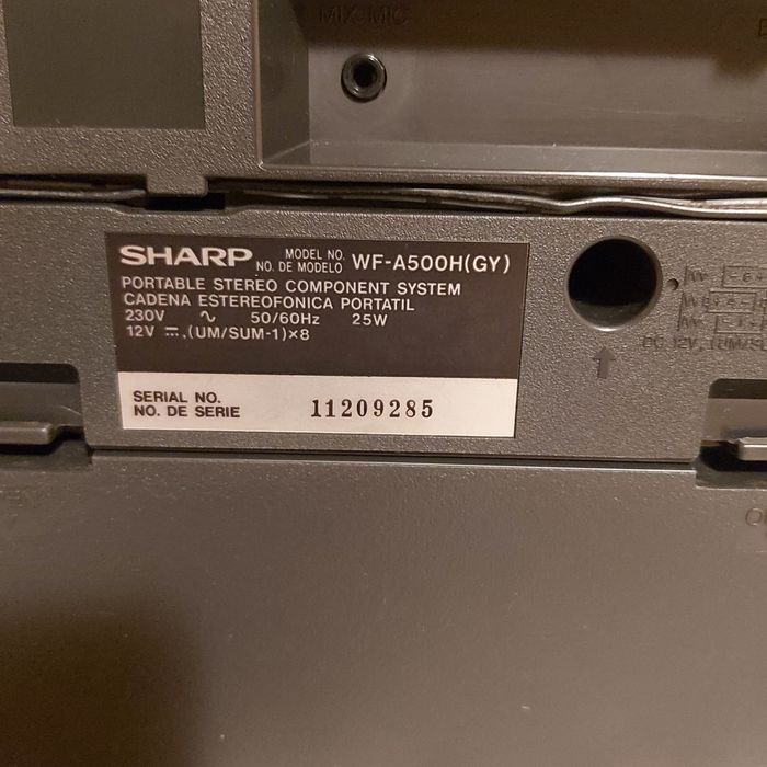 Sharp WF-A500 Ca și nou