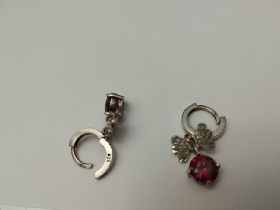 Серебряные серьги для девушки