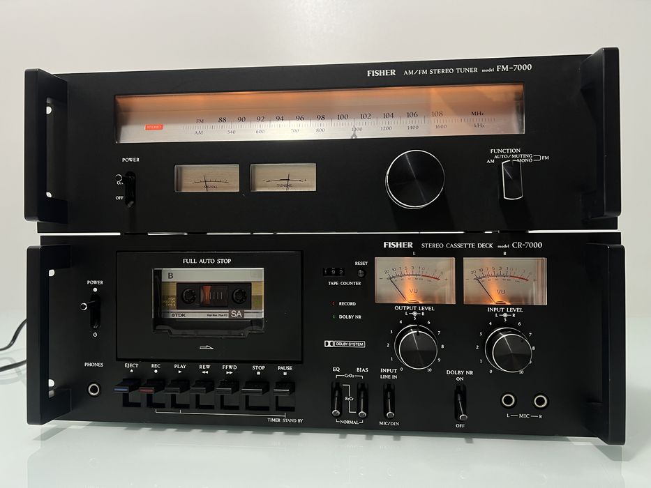 Deck Fisher CR-7000 si Tuner Fisher FM-7000