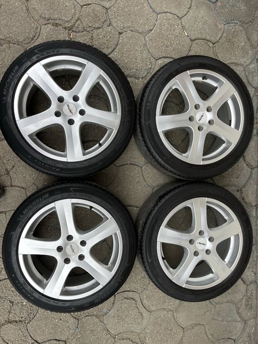 Jante aliaj 5x112mm, anvelope vara 225/45 R17, VW, Audi, Seat, Skoda Mercedes