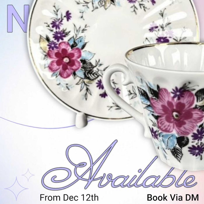 Руски порцелан, сет за чай ЛФЗ