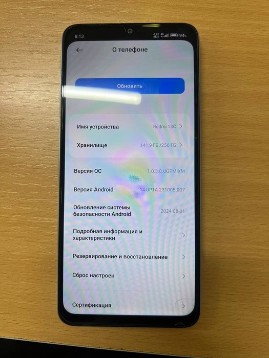 Redmi 13C holati yaxshi