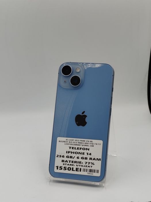 iPhone 14 256gb / 77% baterie Garanție! #50666
