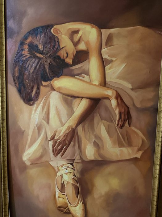 Vand urgent Tablou Mare 120/80 Balerină superb