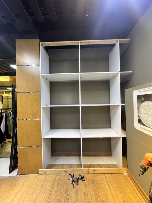 Шкаф слеллаж деревянный