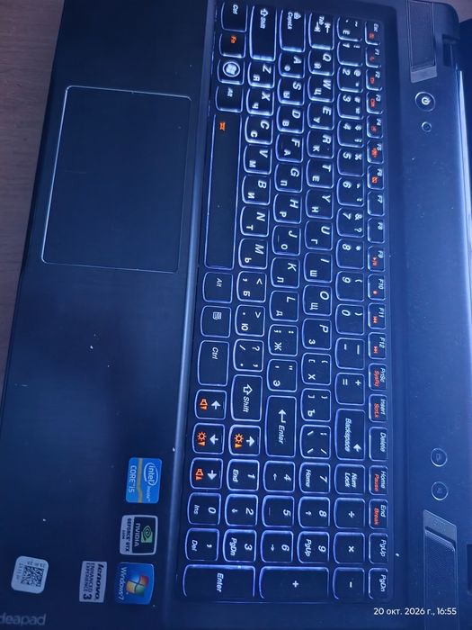 Ноутбук LENOVO Y580