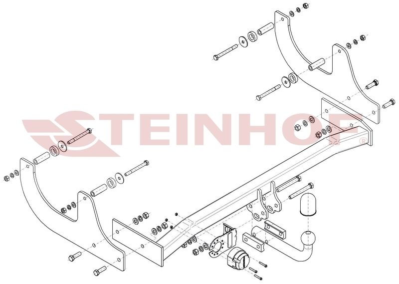 carlig remorcare dacia logan combi mcv+ van + pick up 2006-2013