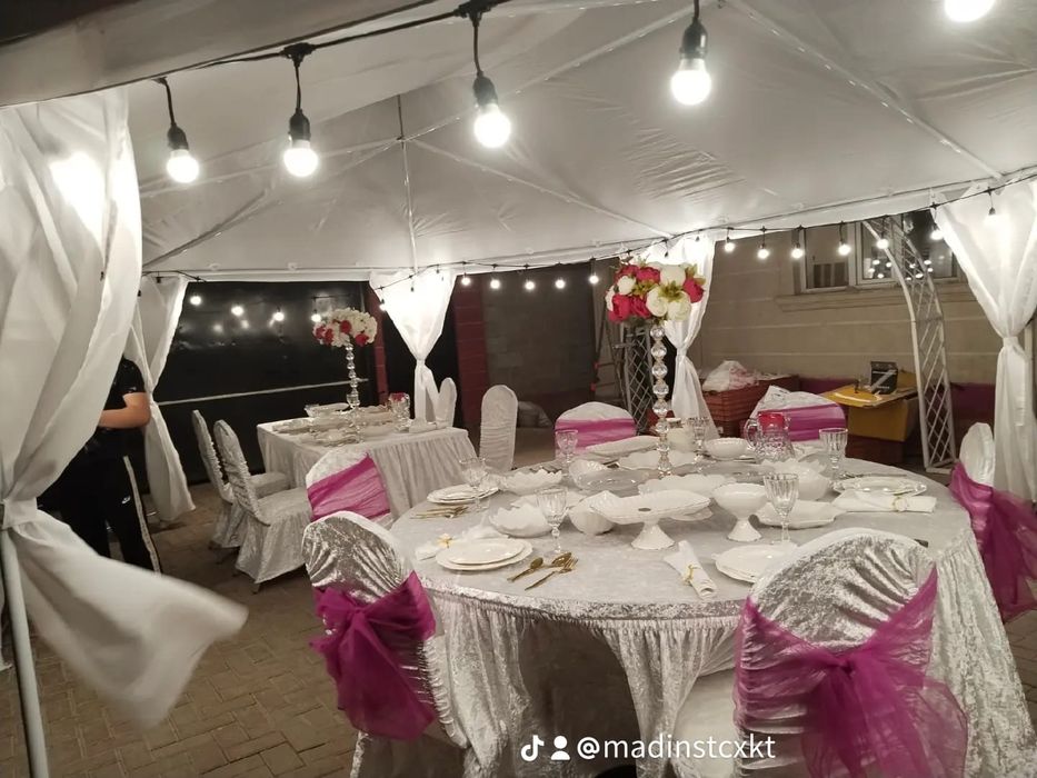Прокат стол  стулья шатер пасуда