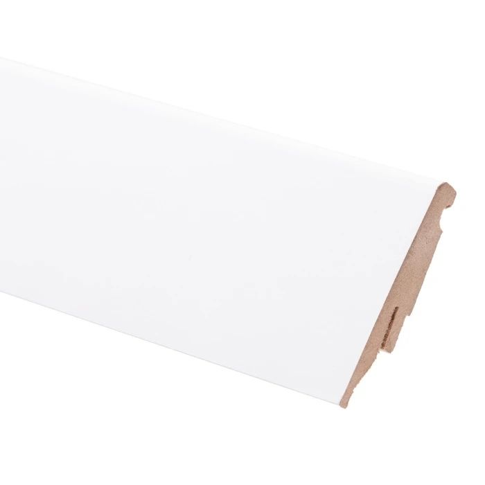 Vand parchet alb 8mm, in stare foarte buna + plinta alba MDF