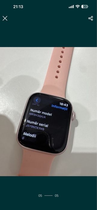 Apple watch series 9 45 mm pink