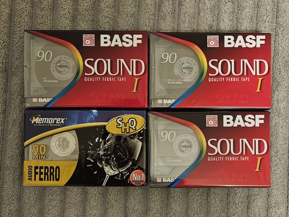 4 Casete Audio BASF Memorex