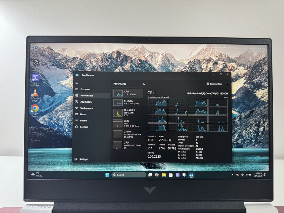 Laptop Gaming HP Victus RTX 4060 | i5-12500H | 16GB | 512GB | Garantie