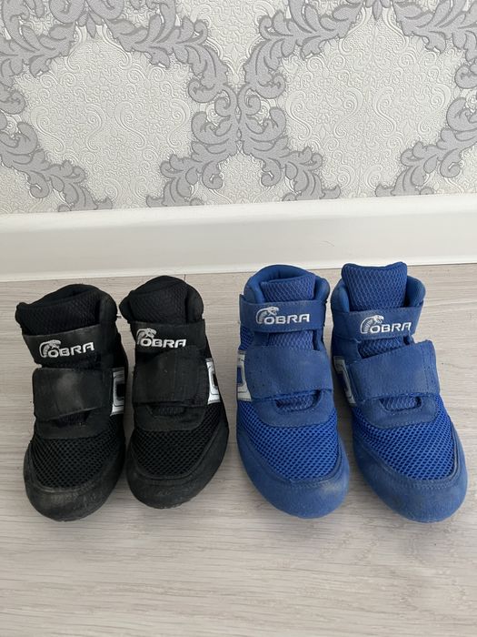 Борцовки синий, черный