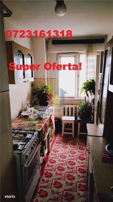 Ap.2 camere la Pret de Garsoniera! (confort 1 Decomandat 50mp etaj mij — fotografia 1