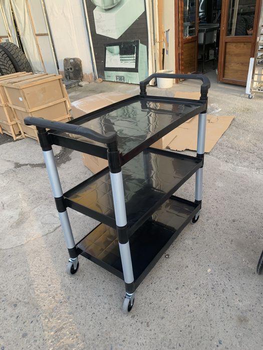 Oshxoan va kafelar uchun aravachamiz temirli va plasmasligi bor