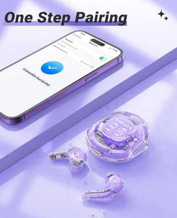 Безжични слушалки ACEFAST T8 Bluetooth 5.3, LED дисплей