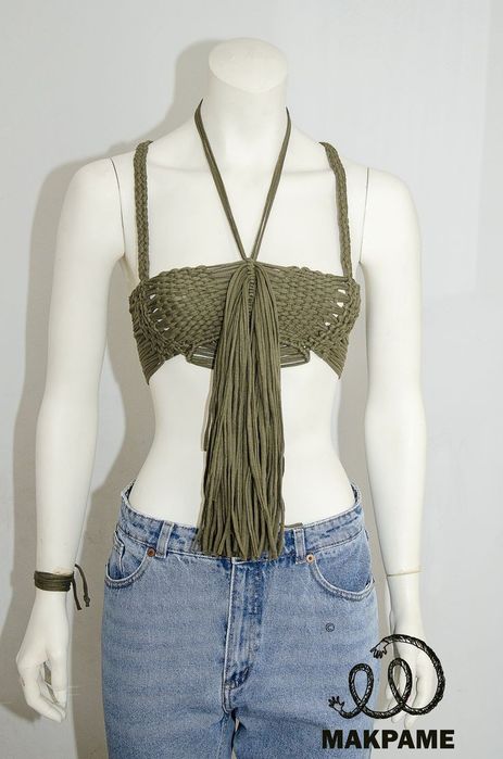 Макраме топ бохо стил