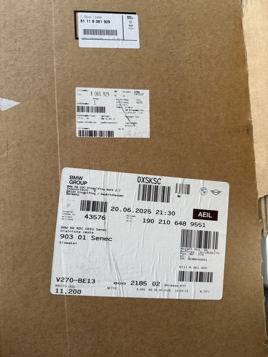 Оригинална предна броня за BMW 4 F32, F33, F36