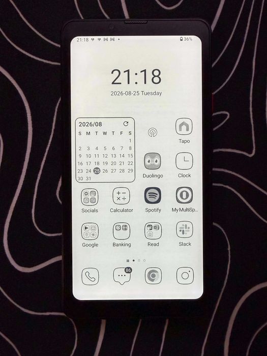 Bigme HiBreak Pro 256GB 5G E-Ink Android 14 – черно-бял смартфон щадящ очите