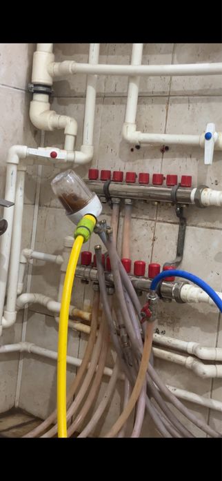 Теплый пол тозалаш