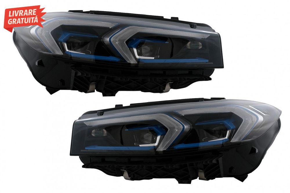 Faruri BMW Seria 3 G20 G21 G28 (2018-2021) cu LED Conversie la LCI