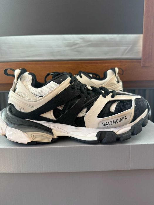 Balenciaga Track Suade 'Gray/Black/White' 40