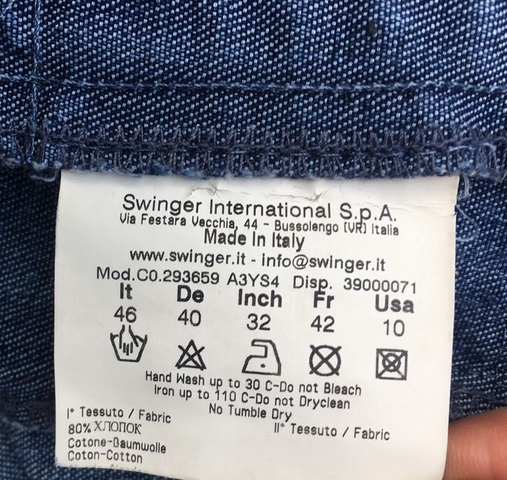 ROCCOBAROCCO Geaca Jeans Stil Desigual Pictata Manual Oferta 1+1