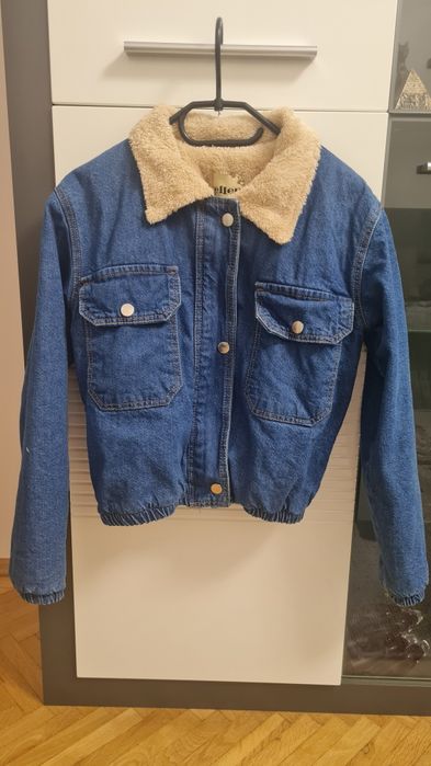 Geaca de blugi cu blanita S