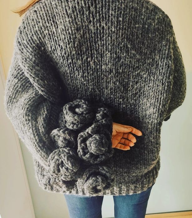 Cardigan Flowers Rapsody