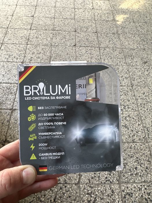 HB3 led brilumi крушки нови