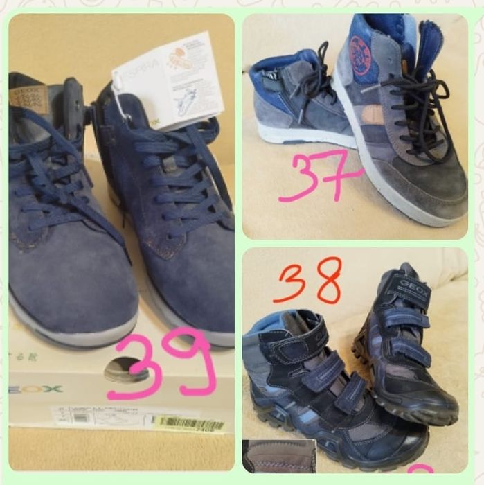 Ghete  Geox mărime 37, 38 și 39