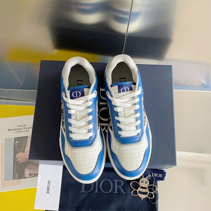 CD B23 Mid Top Oblique Blue/White