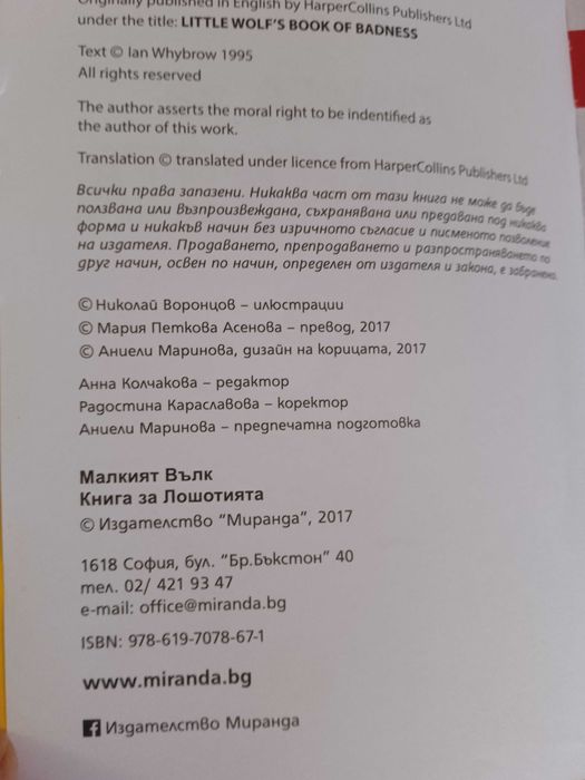 Книга за лошотията, Малкият вълк