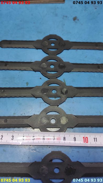cutit plastic motocoasa trimer 14cm noi pret pe bucata dimensiunile in poze